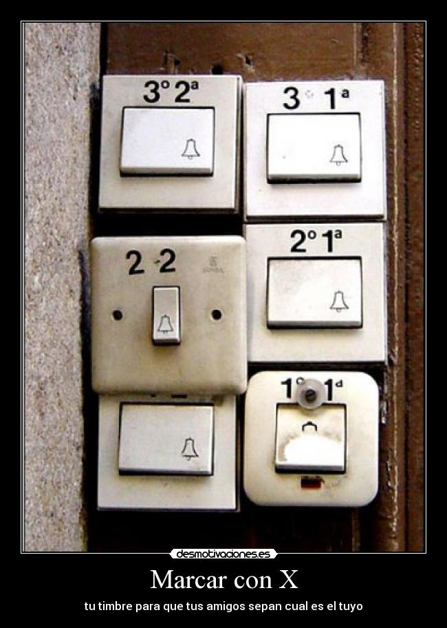 Marcar con X -