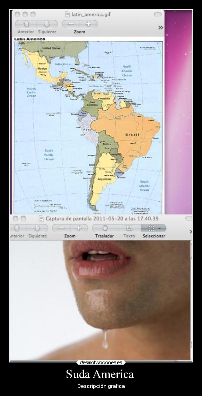 Suda America  - Descripción grafica