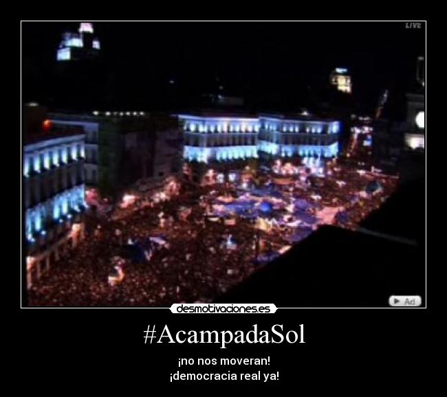 #AcampadaSol -
