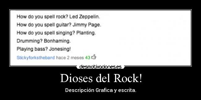 Dioses del Rock! -