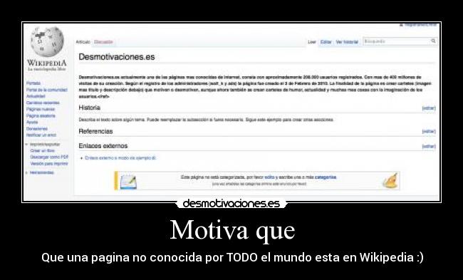 Motiva que -