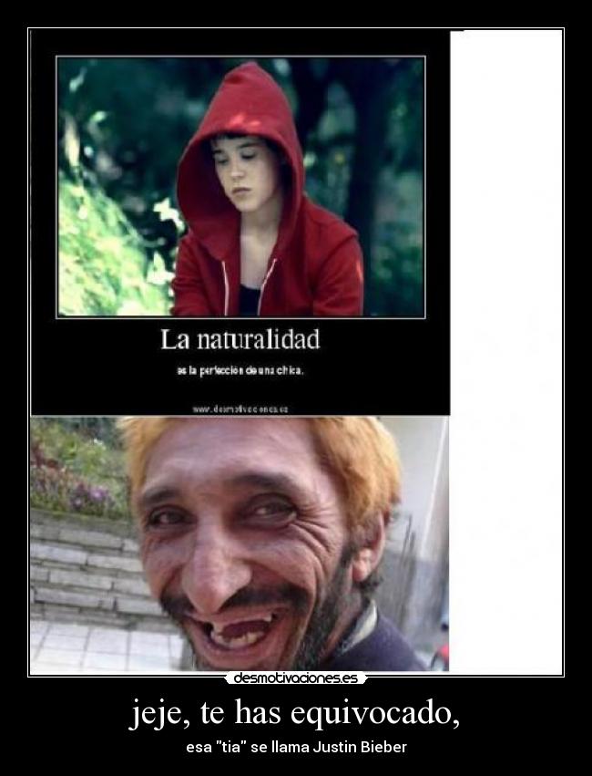 jeje, te has equivocado, - 