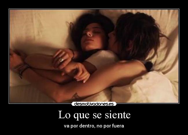 Lo que se siente -
