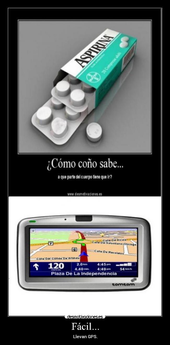Fácil... - Llevan GPS.
