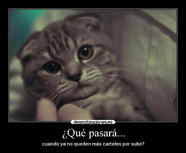 ¿Qué pasará... -