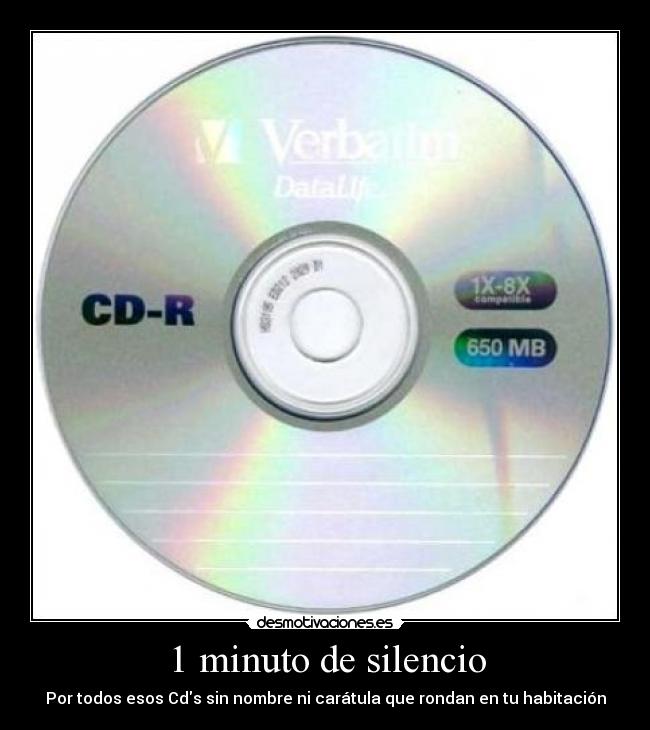 1 minuto de silencio -