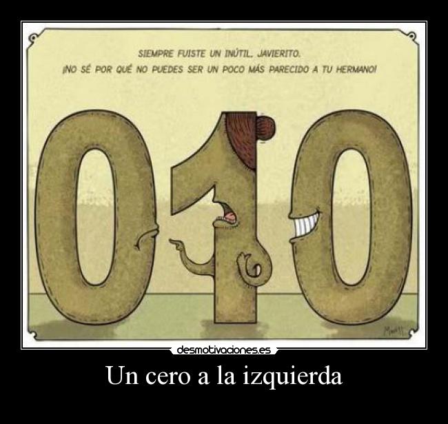 Un cero a la izquierda -