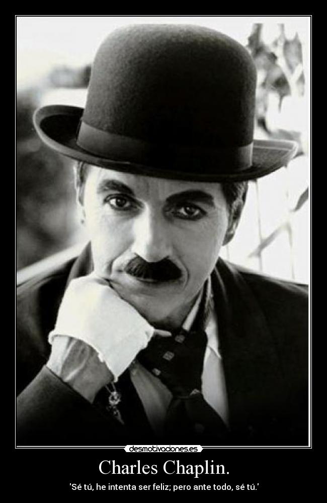Charles Chaplin. - 