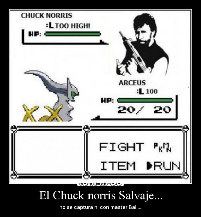 El Chuck norris Salvaje... - 