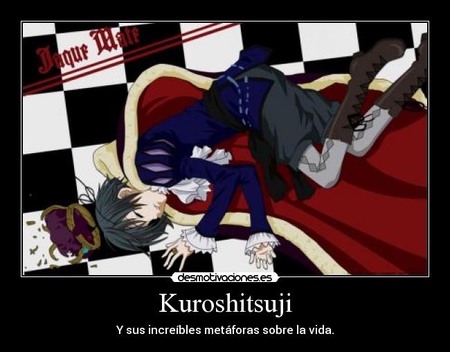 carteles kuroshitsuji anime desmotivaciones