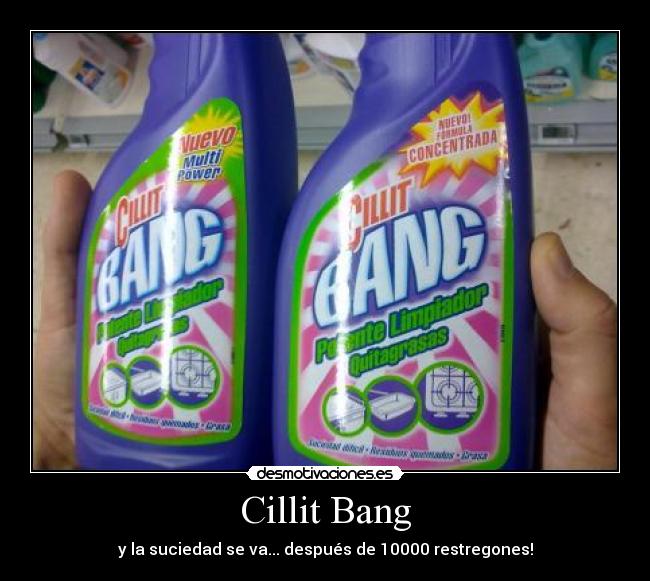 Cillit Bang - y la suciedad se va... después de 10000 restregones!