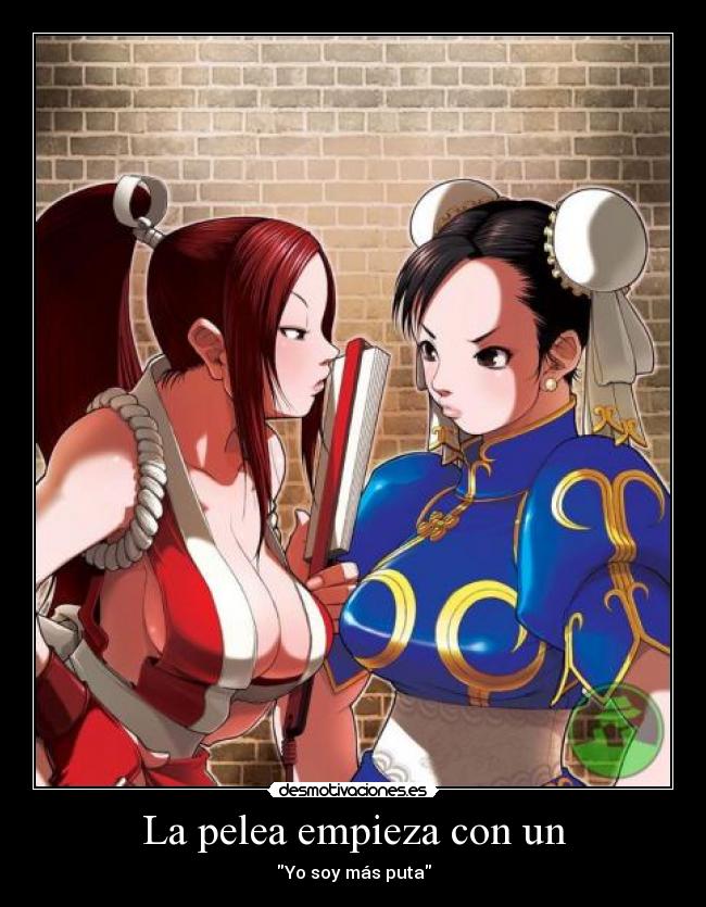 La pelea empieza con un - 
