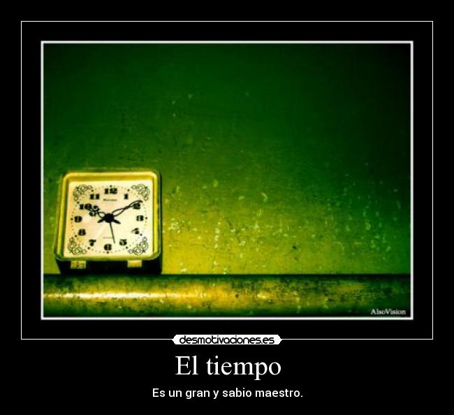 El tiempo -
