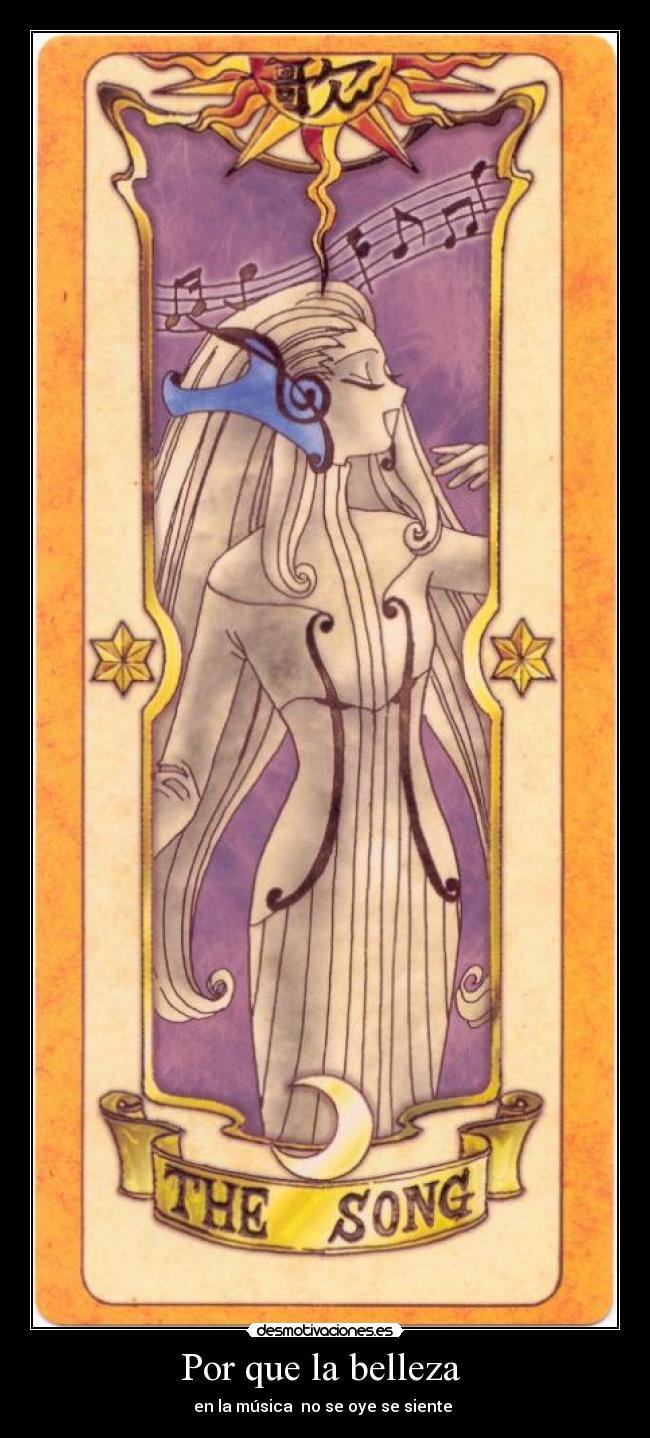 Por que la belleza - en la música no se oye se siente