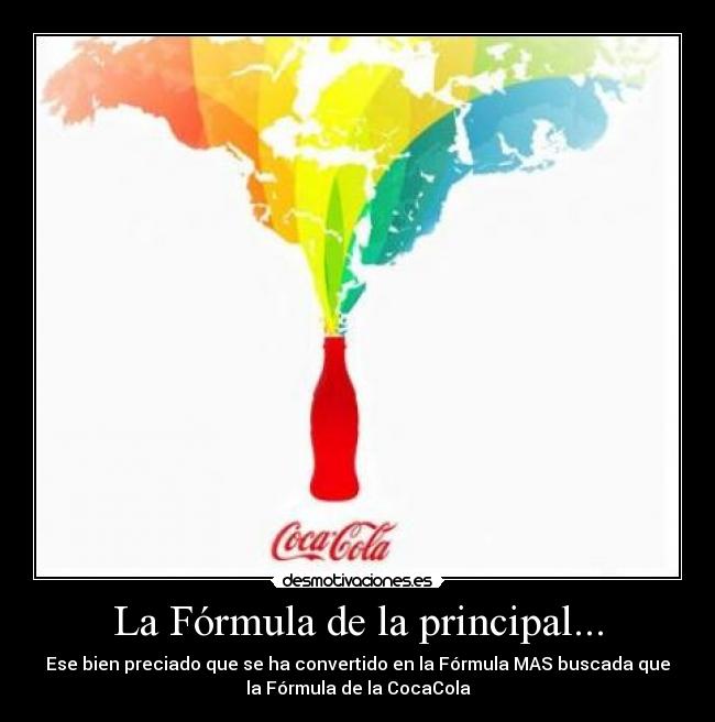 La Fórmula de la principal... - 
