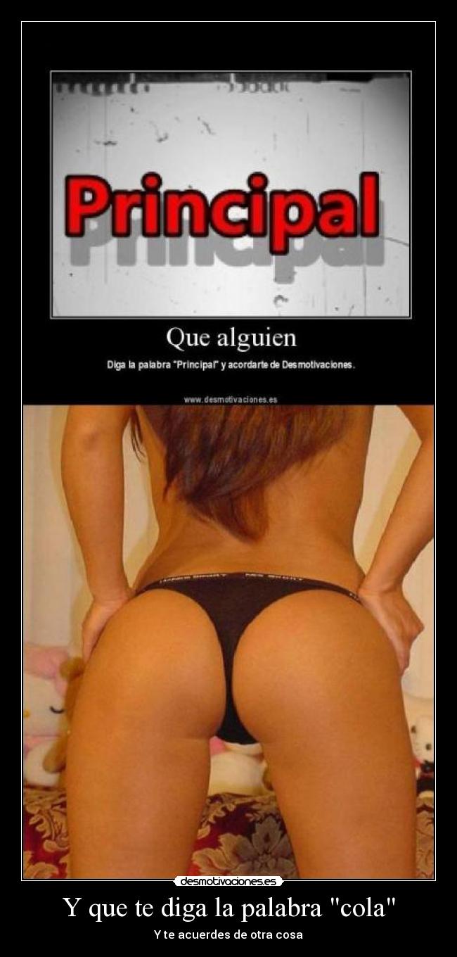 Y que te diga la palabra cola - Y te acuerdes de otra cosa
