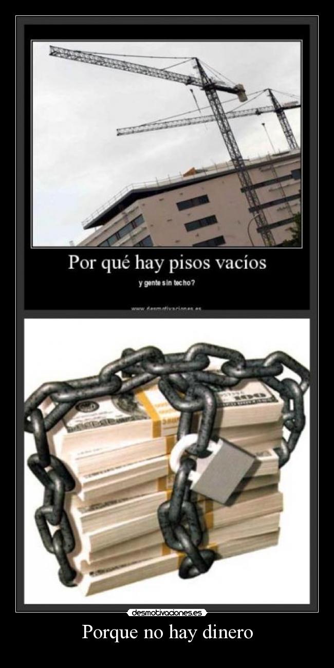 Porque no hay dinero -