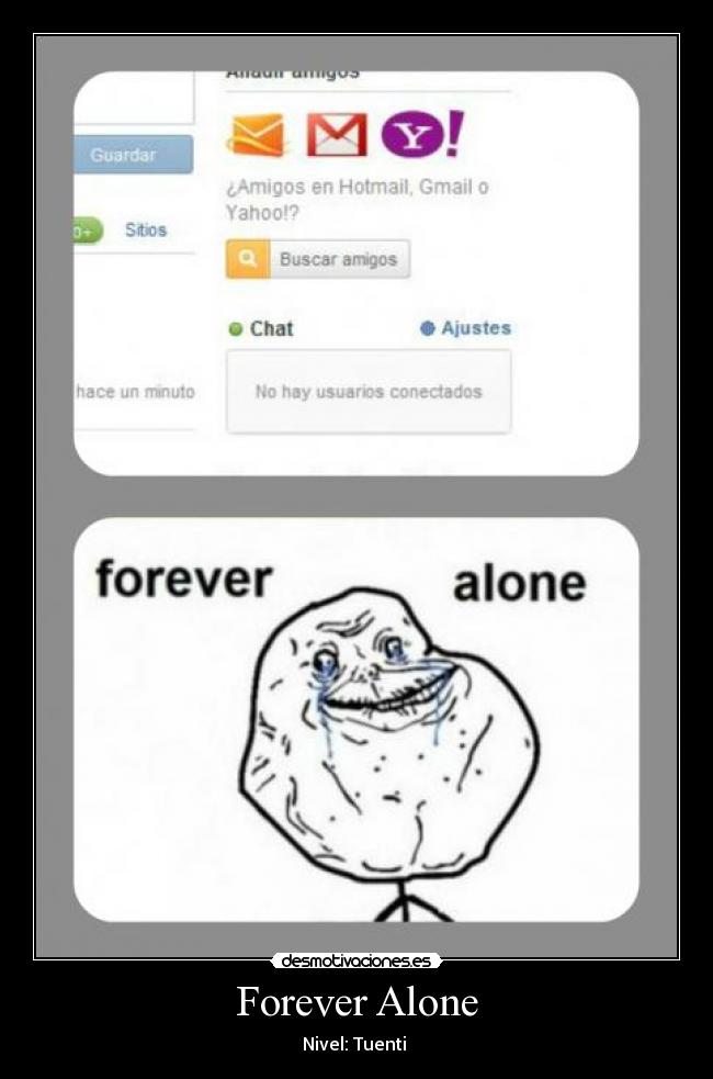Forever Alone - Nivel: Tuenti