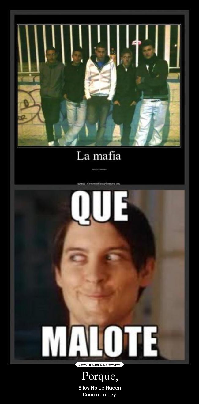 Porque, - Ellos No Le Hacen
Caso a La Ley.