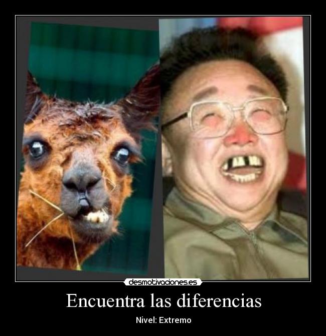 Encuentra las diferencias - Nivel: Extremo