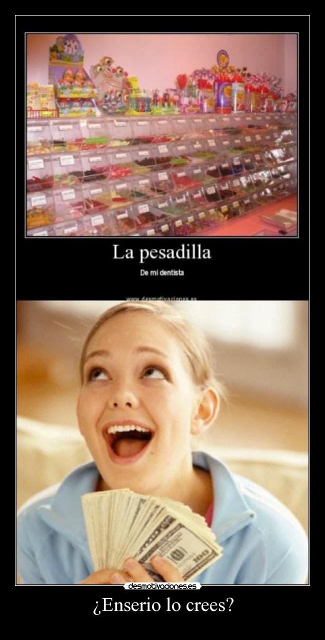¿Enserio lo crees? -