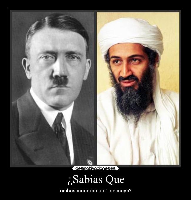 ¿Sabias Que - ambos murieron un 1 de mayo?