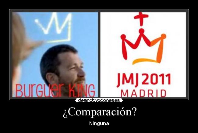 ¿Comparación? - Ninguna