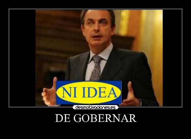 DE GOBERNAR - 