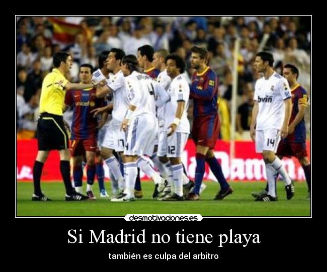 Si Madrid no tiene playa -