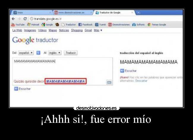 ¡Ahhh si!, fue error mío -