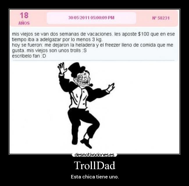 TrollDad - Esta chica tiene uno.
