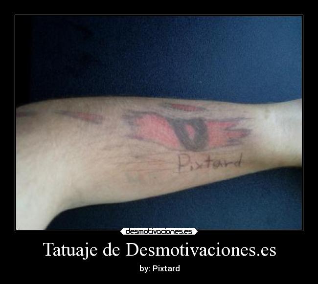 Tatuaje de Desmotivaciones.es -