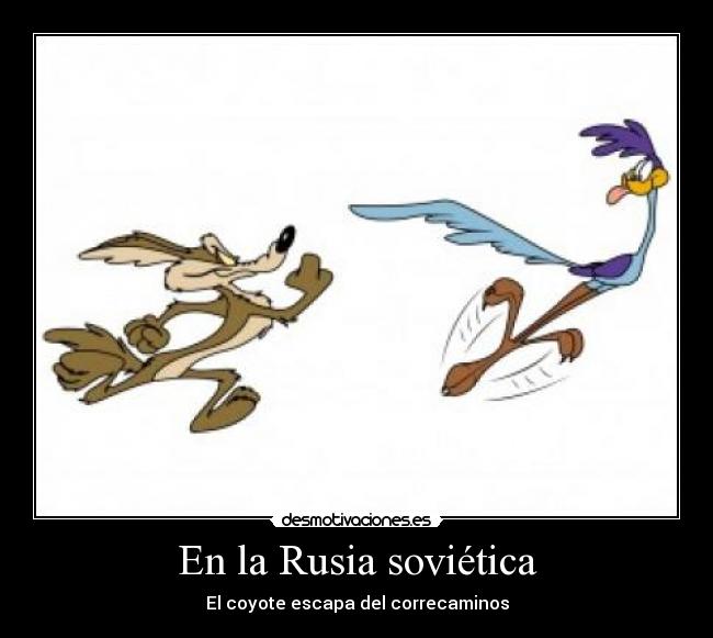 En la Rusia soviética - El coyote escapa del correcaminos