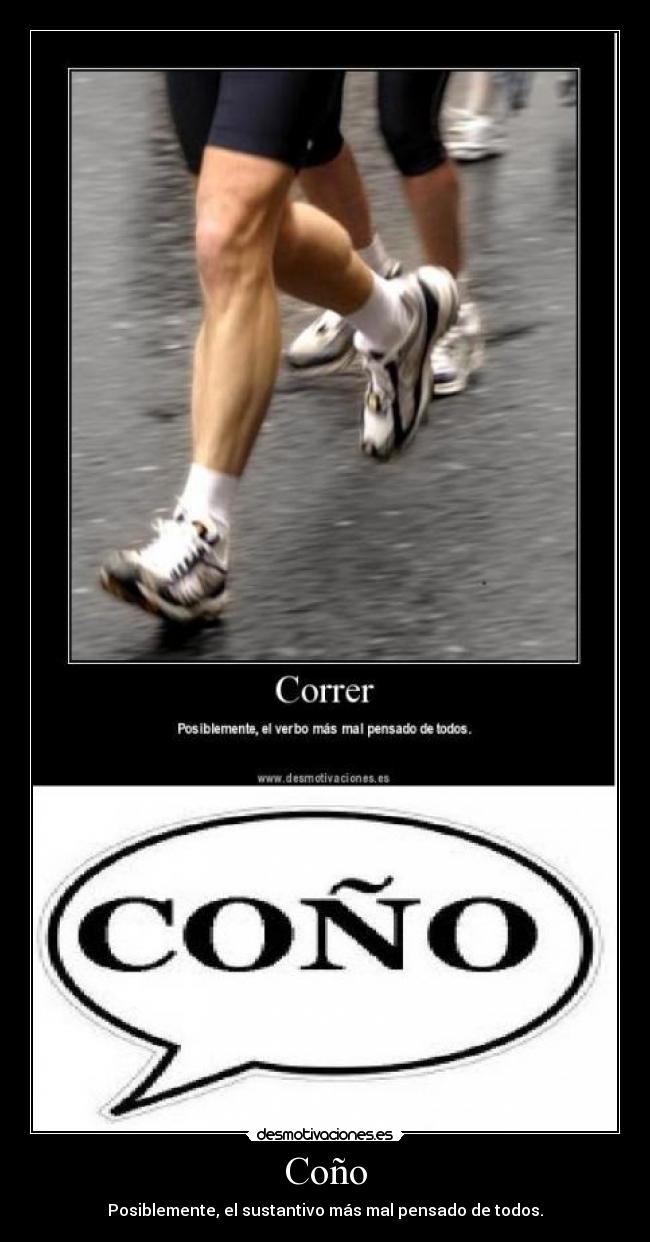 carteles correr cono desmotivaciones