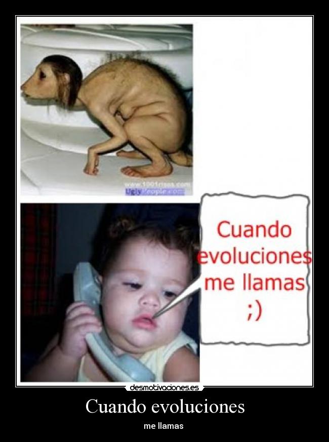 Cuando evoluciones - 