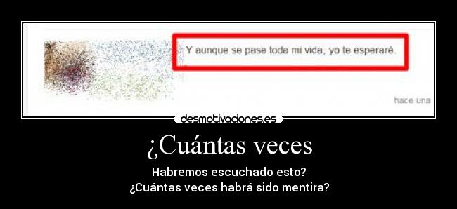¿Cuántas veces -