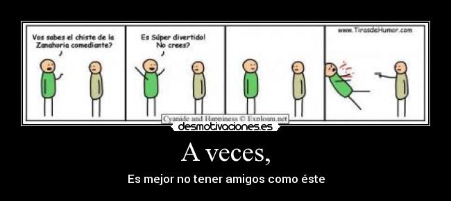 A veces, - 