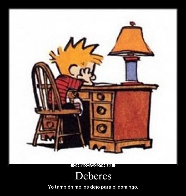 Deberes -