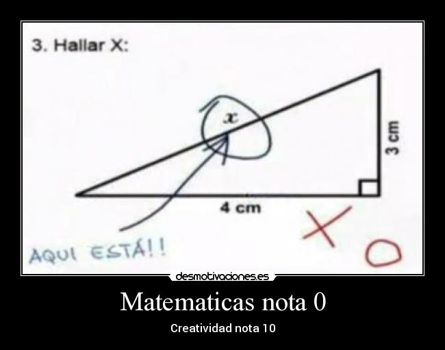 Matematicas nota 0 - 