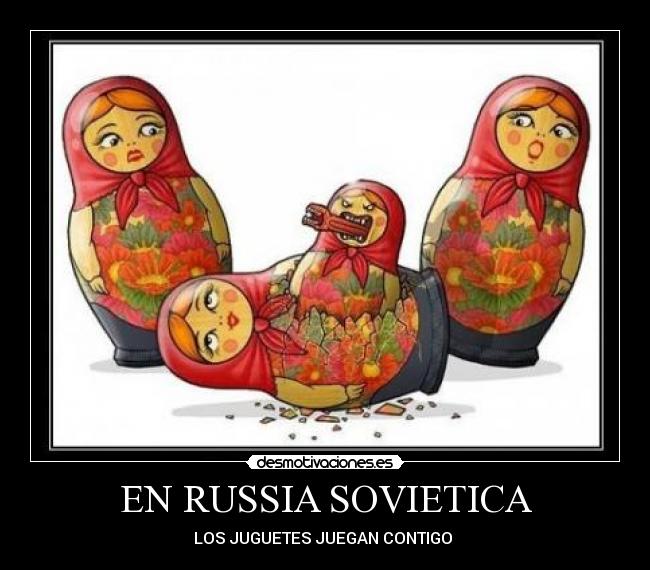 EN RUSSIA SOVIETICA - LOS JUGUETES JUEGAN CONTIGO 