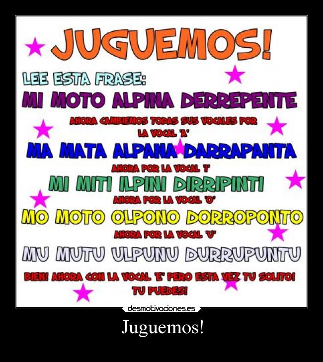 carteles juego jugar frases desmotivaciones