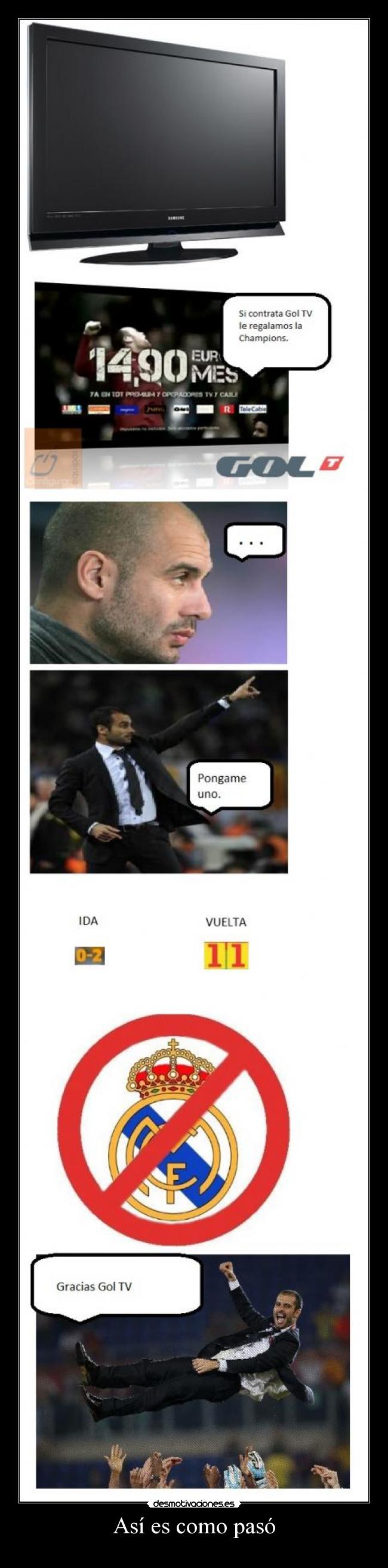 Así es como pasó -