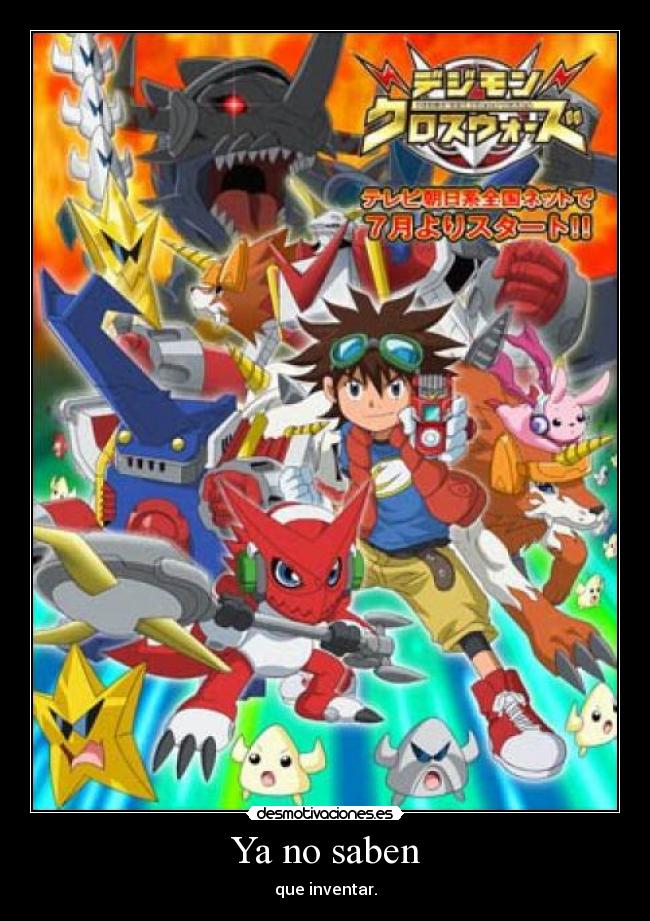 Ya no saben - que inventar.