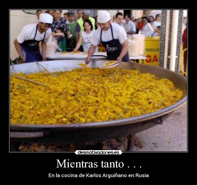 Mientras tanto . . . - En la cocina de Karlos Arguiñano en Rusia