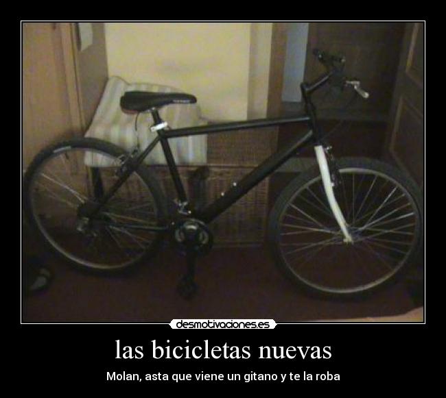 las bicicletas nuevas -