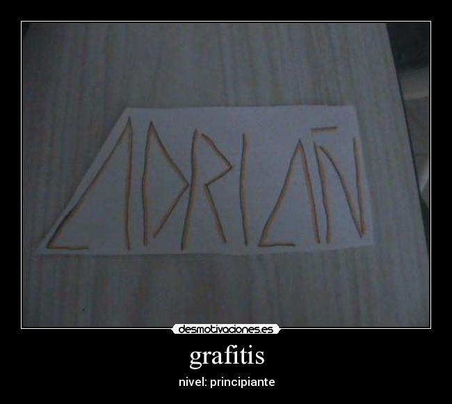 grafitis - nivel: principiante