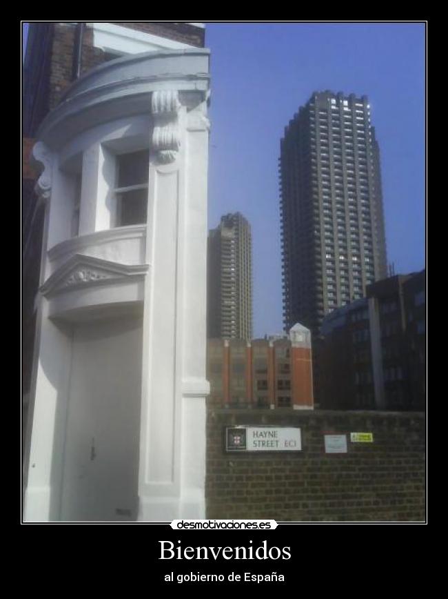 Bienvenidos - al gobierno de España