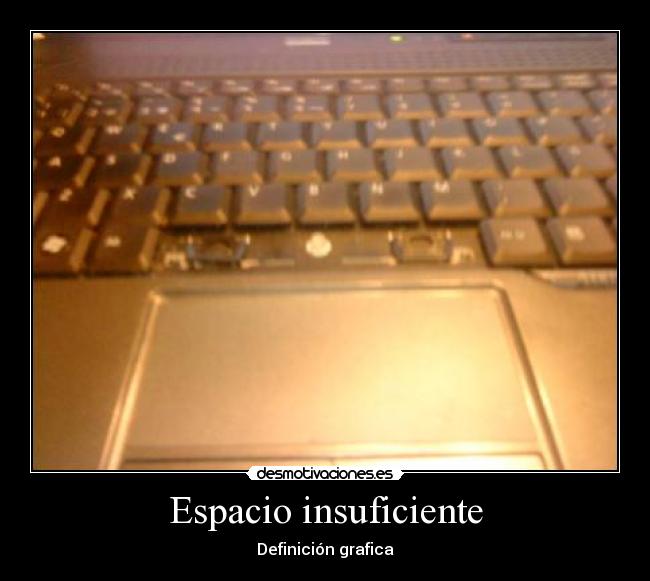 Espacio insuficiente - 