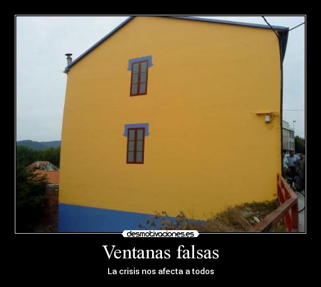 Ventanas falsas -
