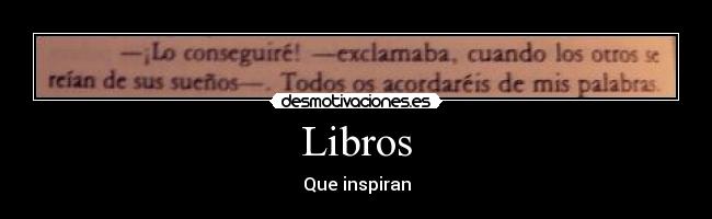 Libros -